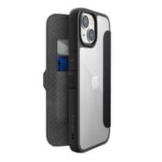 RAPTIC x-doria urban folio case iphone 14 flip cover črna