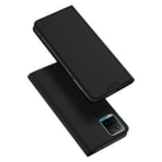 slomart dux ducis skin pro etui za vivo y35 / vivo y22 / vivo y22s ovitek flip card wallet stand black