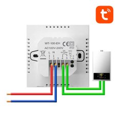 slomart pametni termostatski kotel za toplo vodo avatto zwt100 3a zigbee tuya