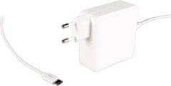 PATONA ntb napajalnik/ 5V-20V/ 65W/ priključek USB 3.1 (tip C)/ dolžina kabla 2 m/ bela/ dobava energije
