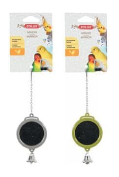 Zolux Igrača za ptice ogledalo okroglo plastično