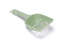 Beeztees Čopič za čiščenje stranišča, plastičen, svetlo zelen, 25 cm