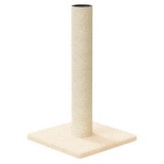 Vidaxl Mačji praskalnik krem 22x22x45 cm