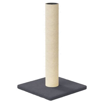 Vidaxl Mačji praskalnik temno siv 22x22x45 cm