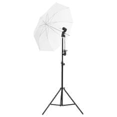 Vidaxl VidaXL Komplet za foto studio z lučmi, ozadjem in reflektorjem