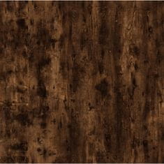 Vidaxl Stranska mizica dimljen hrast 55x38x45 cm inženirski les