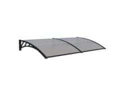 IWHOME Nadstrešek ARTEMIS B-I, 200x100 cm, polikarbonat, prozoren/mlečen