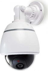 König varnostna kamera z utripajočo LED diodo/ kupola/ IP44/ zunanja/ bela
