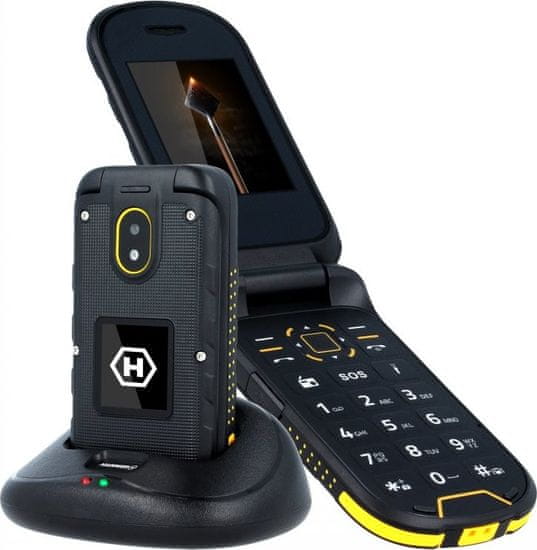 myPhone Hammer Bow - oranžna in črna 2,4"/ 32 MB/ do 32 GB microSD/ Dual SIM/ IP68