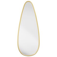 Vidaxl Stensko ogledalo zlato 50x20 cm