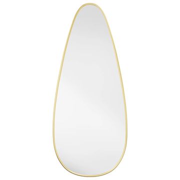 Vidaxl Stensko ogledalo zlato 70x30 cm