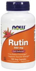 NOW Foods Rutin, 450 mg, 100 zeliščnih kapsul