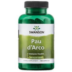 Swanson Pau d'Arco (Lapacho), 500 mg, 100 kapsul