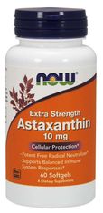 NOW Foods Astaksantin, 10 mg, 60 mehkih kapsul