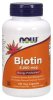 Biotin, 5000 ug, 120 zeliščnih kapsul
