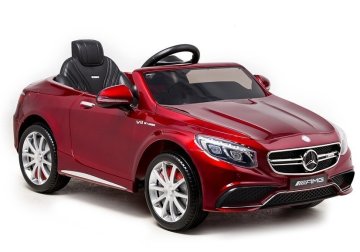 shumee Akumulatorsko vozilo Mercedes S63 rdeč lak