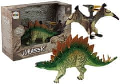 shumee Set figur dinozavra Stegosaurus, Pteranodon
