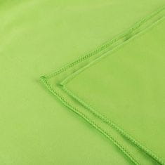 Spokey SIROCCO XL Hitro sušeča se brisača z odstranljivo sponko, zelena, 80 x 150 cm