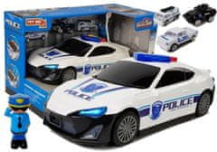 shumee Police Car Storage Garage 2in1 Policeman Small Cars Sound Lights