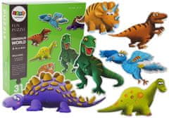 shumee Puzzle Svet dinozavrov 31 elementov 6 dinozavrov Diplodocus Tyrannosaurus