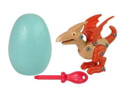 Lean-toys Set dinozavra z jajcem in izvijačem, Pterodactyl