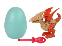 Lean-toys Set dinozavra z jajcem in izvijačem, Pterodactyl