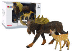 shumee Komplet 2 figur Moose Deer Forest Animals Figurica