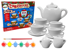 shumee Velik božični ustvarjalni komplet DIY darilo za slikanje porcelana