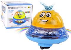 shumee Vaterpolo UFO LED Vesela Glasba Rumena