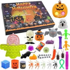 shumee Igrače za koledar za noč čarovnic Pop It Fidget Toys Pumpkin Ghost