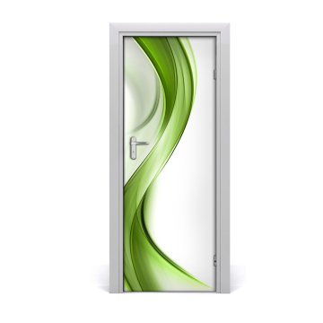 tulup.si Nalepka na vratih Abstraktna val