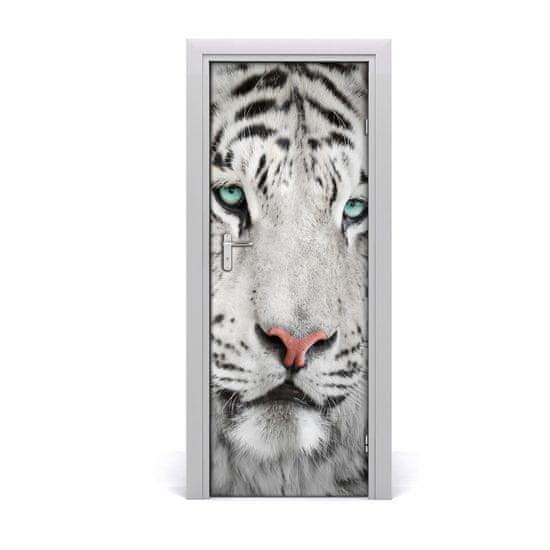 tulup.si Nalepka na vratih Bela tiger