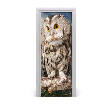 tulup.si Nalepka na vratih Owl na hribu