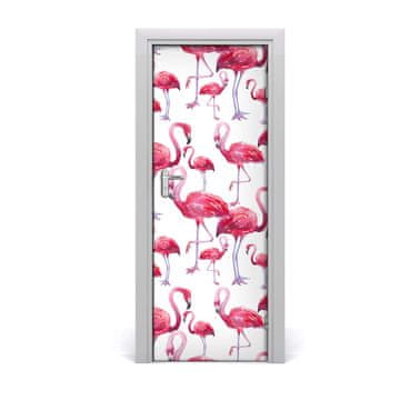 tulup.si Nalepka na vratih Flamingos