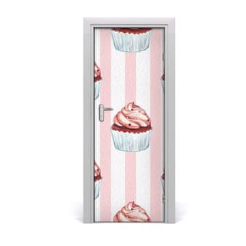 tulup.si Samolepilni tapete na vratih Cupcakes