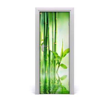 tulup.si Nalepka na vratih Bambus v vodi