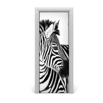 tulup.si Nalepka na vratih Zebra v snegu