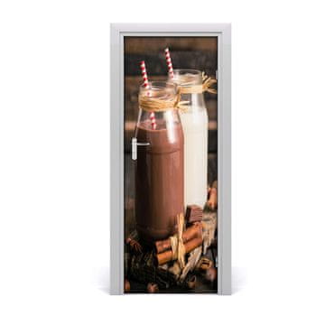 tulup.si Samolepilni tapete na vratih Mlečni napitki