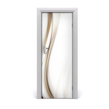 tulup.si Nalepka na vratih Abstraktna val