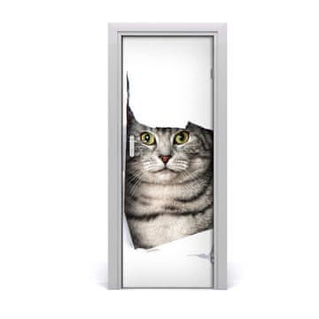 tulup.si Tapete na vratih Cat v luknjo