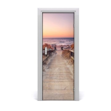 tulup.si Samolepilni tapete na vratih Pot do plaže