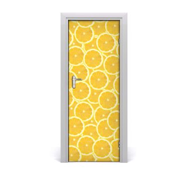 tulup.si Samolepilni tapete na vratih Limone