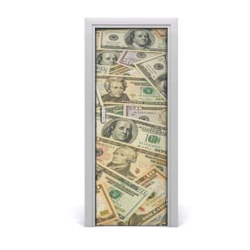 tulup.si Samolepilni tapete na vratih Dolar bankovci