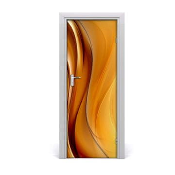 tulup.si Nalepka na vratih Abstraktna val