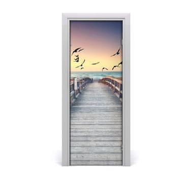 tulup.si Samolepilni tapete na vratih Pot do plaže