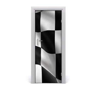 tulup.si Samolepilni tapete na vratih Domov do ciljne zastave