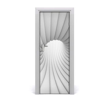 tulup.si Nalepka na vratih Abstrakcija predor