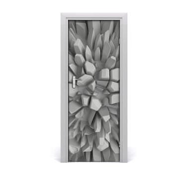 tulup.si Nalepka na vratih 3d abstrakcija