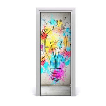 tulup.si Nalepka na vratih Barva žarnice