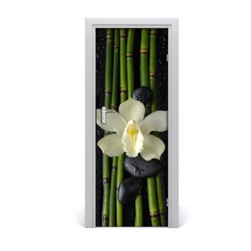 tulup.si Nalepka na vratih Orchid in bambusa